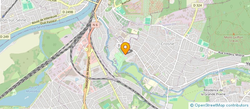 localisation de l'entreprise 847 564 077   CROSNE