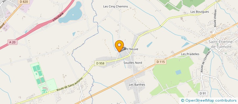 localisation de l'entreprise 847 567 195   SAINT-ETIENNE-DE-TULMONT