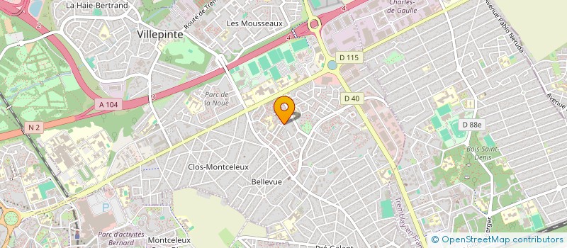localisation de l'entreprise 847 571 916 à VILLEPINTE