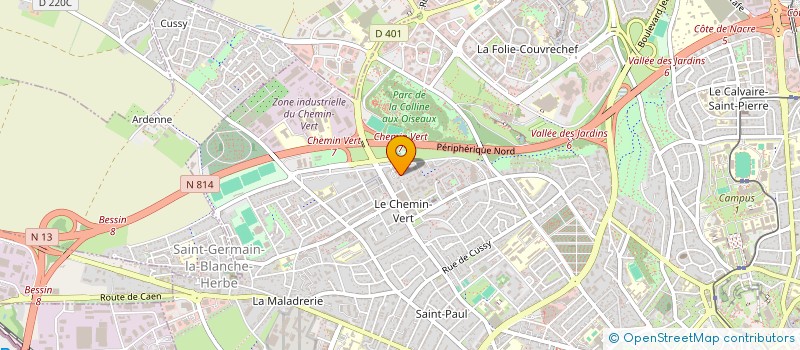localisation de l'entreprise 847 599 560  à CAEN