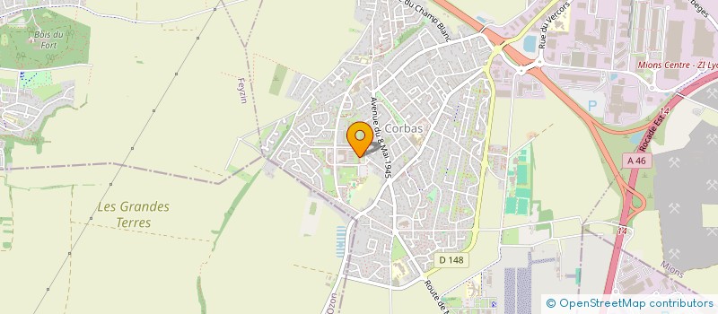 localisation de l'entreprise 847 610 342   CORBAS