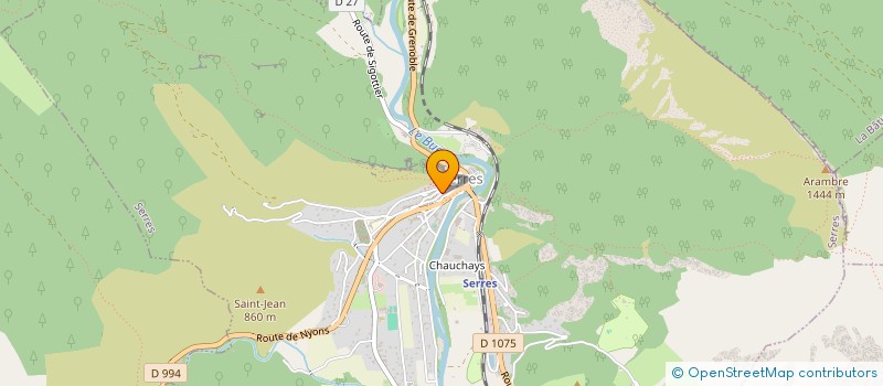 localisation de l'entreprise 847 633 328   SERRES