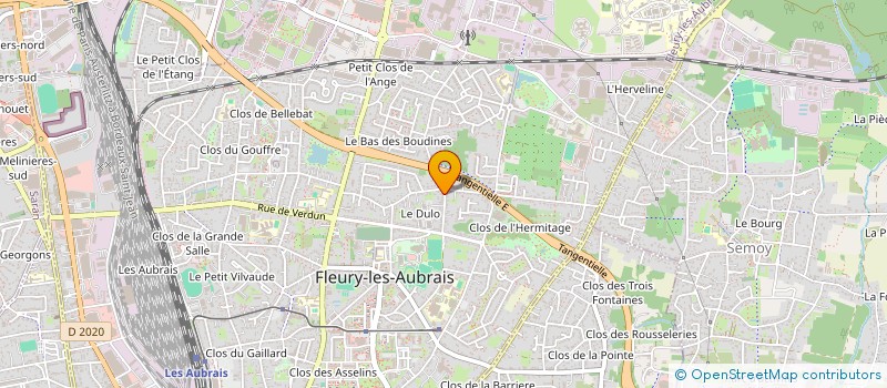 localisation de l'entreprise 847 663 614 à FLEURY-LES-AUBRAIS