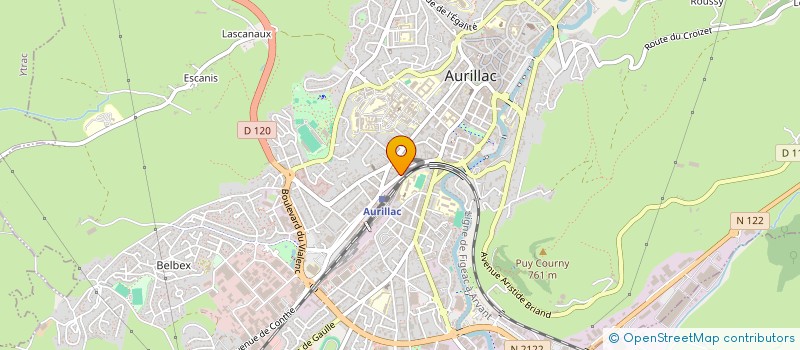 localisation de l'entreprise 847 686 086  à AURILLAC