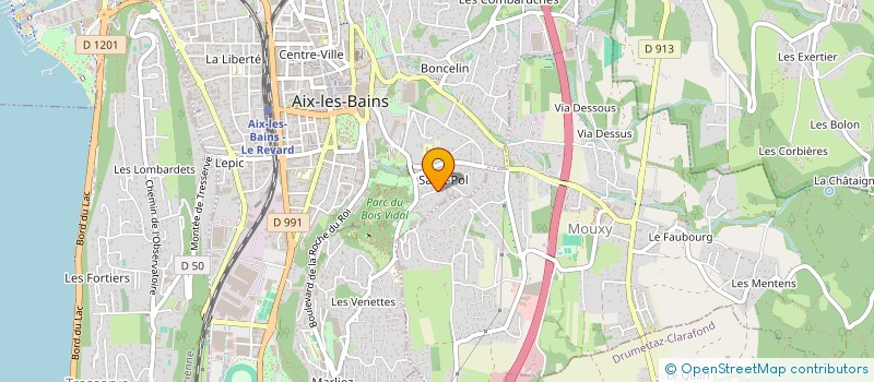 localisation de l'entreprise 847 700 424 à AIX-LES-BAINS