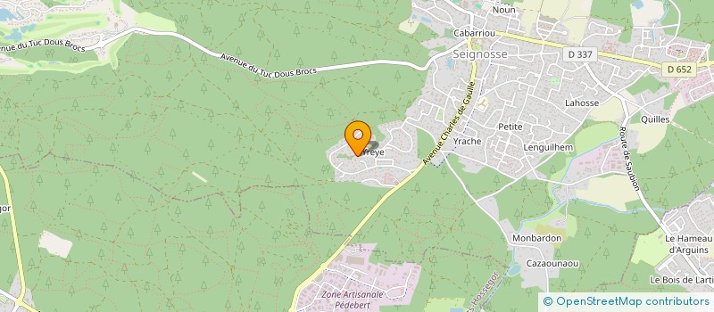 localisation de l'entreprise 847 702 016   SEIGNOSSE