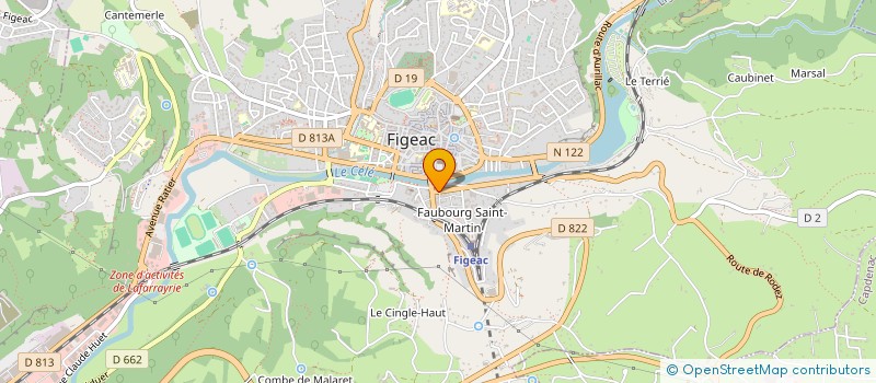 localisation de l'entreprise 847 706 702   FIGEAC