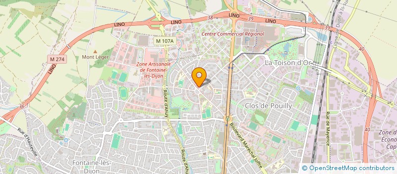 localisation de l'entreprise 847 734 977 à DIJON