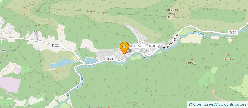 localisation de l'entreprise 847 742 343 à VINS-SUR-CARAMY