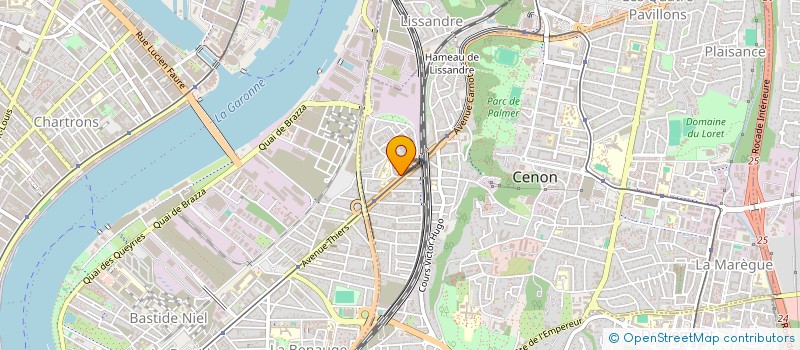 localisation de l'entreprise 847 743 192   CENON