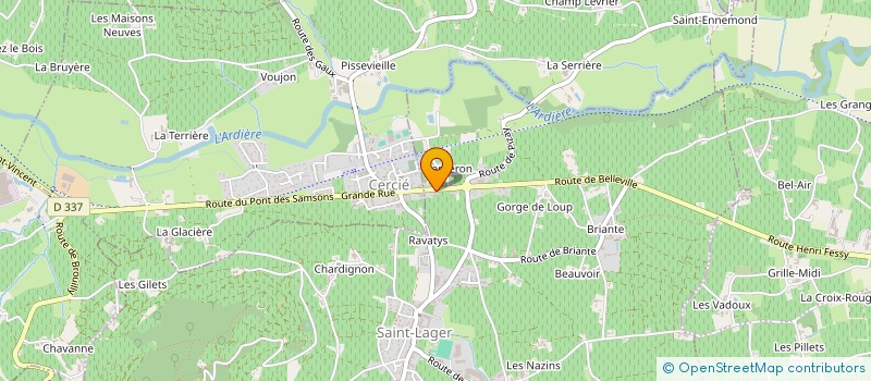 localisation de l'entreprise 847 754 447   BELLEVILLE-EN-BEAUJOLAIS