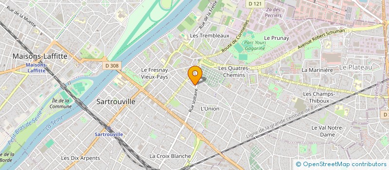 localisation de l'entreprise 847 755 758   HOUILLES