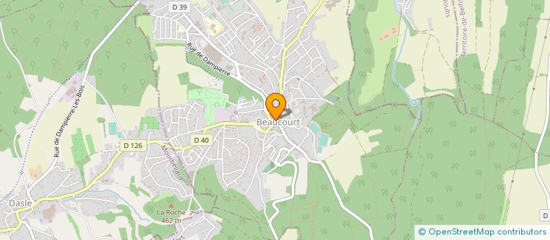 localisation de l'entreprise 847 775 533 à BEAUCOURT
