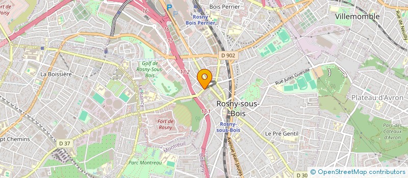 localisation de l'entreprise 847 823 705  à ROSNY-SOUS-BOIS