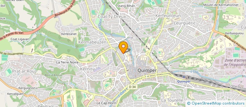 localisation de l'entreprise 847 831 203  à QUIMPER