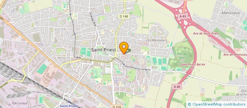 localisation de l'entreprise 847 854 999   SAINT-PRIEST