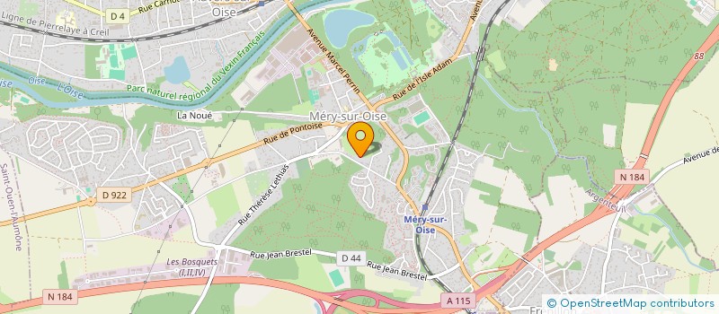 localisation de l'entreprise 847 857 786   MERY-SUR-OISE