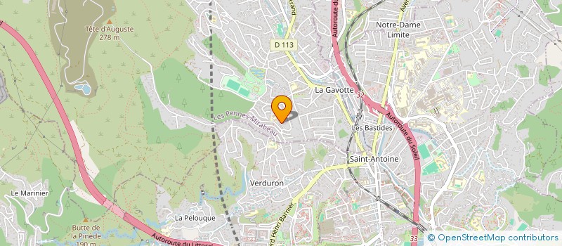 localisation de l'entreprise 847 879 616   ROGNAC