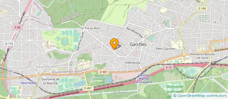 localisation de l'entreprise 847 887 676  à GARCHES