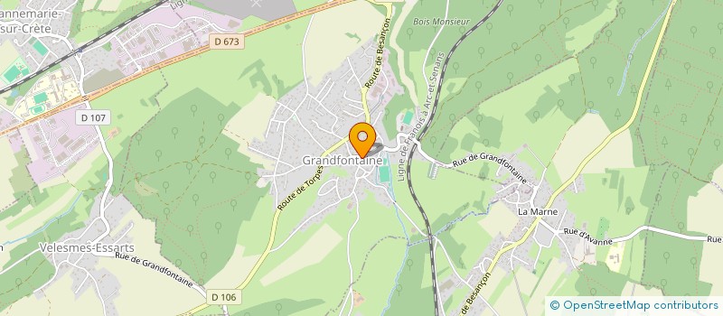 localisation de l'entreprise 847 913 845   GRANDFONTAINE