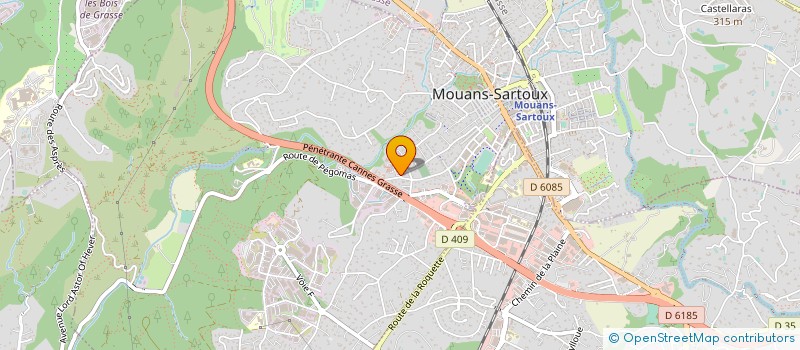 localisation de l'entreprise 847 957 917   MOUANS-SARTOUX