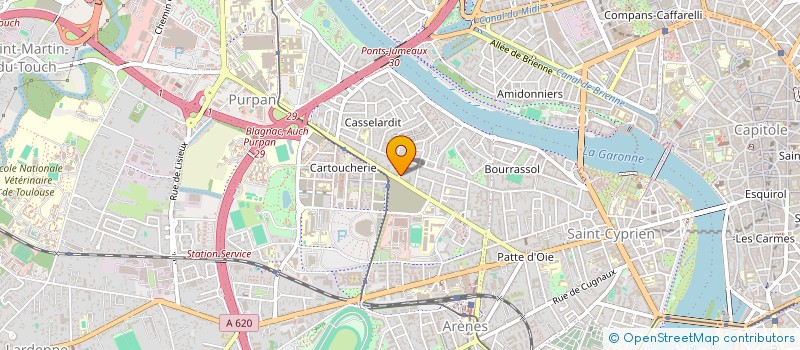 localisation de l'entreprise 847 960 697 à SAINT-ORENS-DE-GAMEVILLE