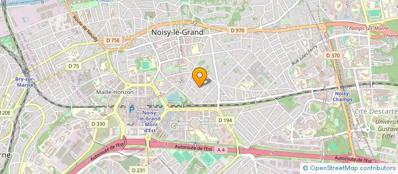localisation de l'entreprise 847 975 349  à LEVALLOIS-PERRET