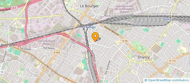 localisation de l'entreprise 847 992 641   DRANCY