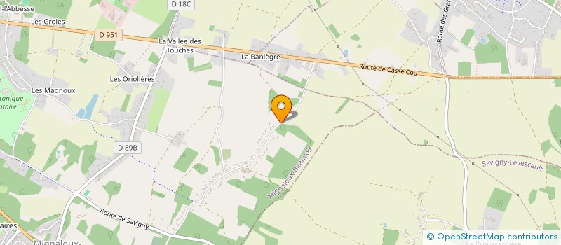 localisation de l'entreprise 847 995 198   MIGNALOUX-BEAUVOIR