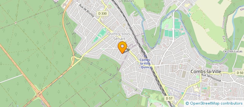 localisation de l'entreprise 848 009 155   QUINCY-SOUS-SENART