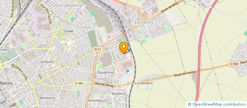 localisation de l'entreprise 848 016 630   REIMS