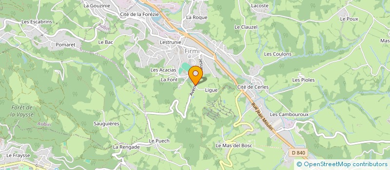 localisation de l'entreprise 848 032 025   FIRMI