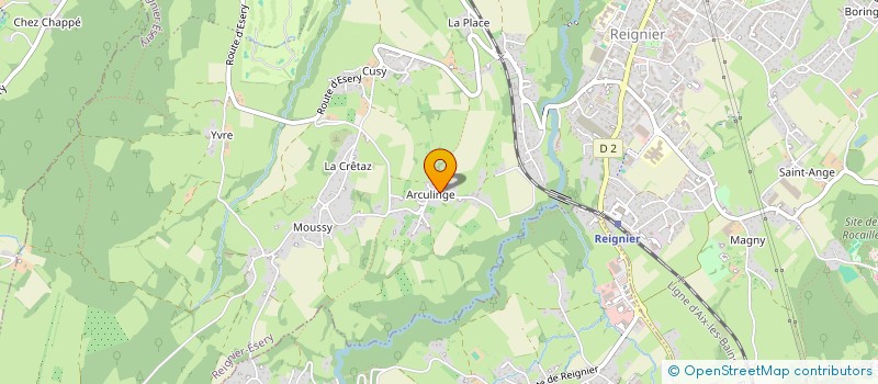 localisation de l'entreprise 848 037 420 à REIGNIER-ESERY