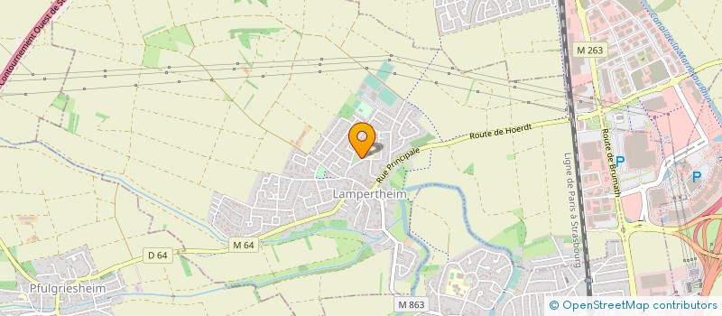 localisation de l'entreprise 848 043 402   BRUMATH