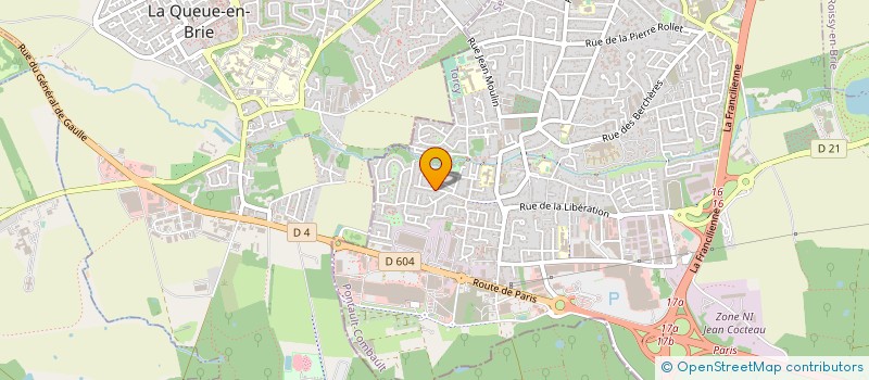 localisation de l'entreprise 848 072 492 à PONTAULT-COMBAULT