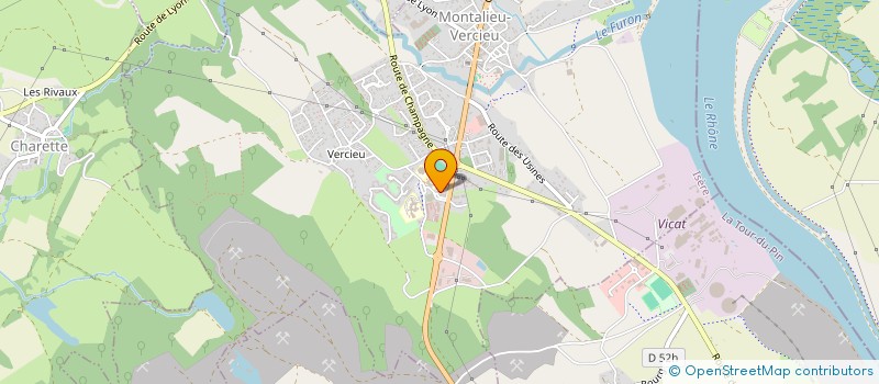 localisation de l'entreprise 848 088 688   MONTALIEU-VERCIEU