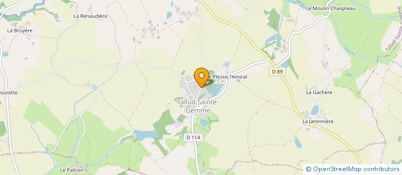 localisation de l'entreprise 848 094 892   TALLUD-SAINTE-GEMME