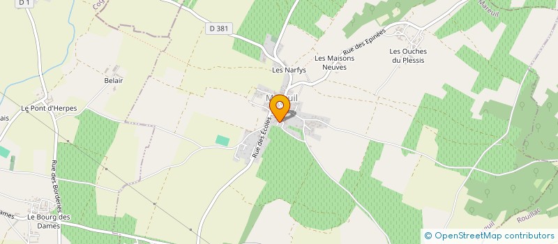 localisation de l'entreprise 848 098 034 à MAREUIL