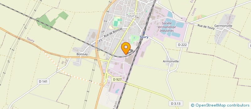 localisation de l'entreprise 848 099 388 à TOURY
