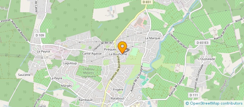 localisation de l'entreprise 848 101 135   LEOGNAN