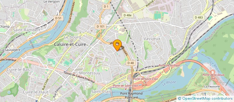 localisation de l'entreprise 848 113 908   CALUIRE-ET-CUIRE