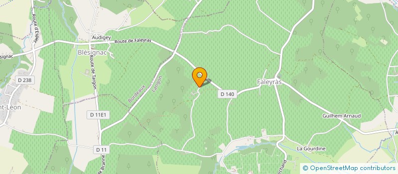 localisation de l'entreprise 848 131 348   FALEYRAS