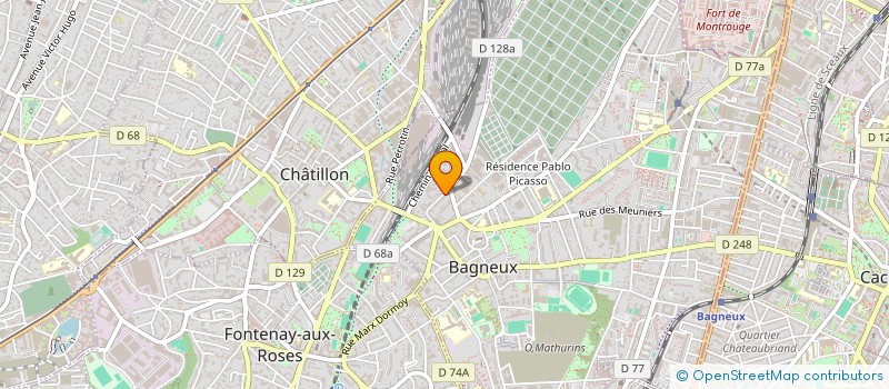 localisation de l'entreprise 848 132 163 à BAGNEUX