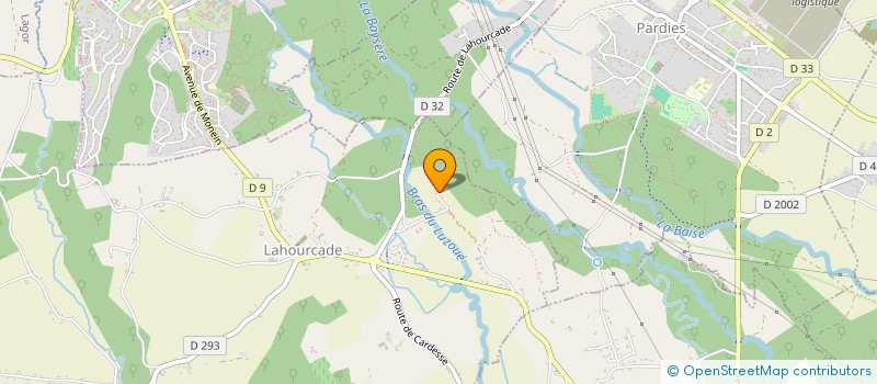 localisation de l'entreprise 848 132 957   LAHOURCADE