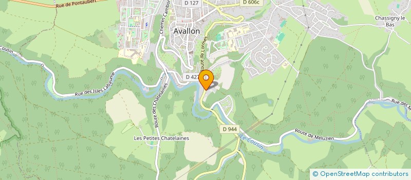 localisation de l'entreprise 848 133 419 à AVALLON