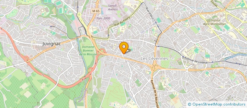 localisation de l'entreprise 848 152 245 à MONTPELLIER