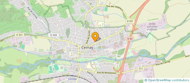 localisation de l'entreprise 848 161 493   CERNAY