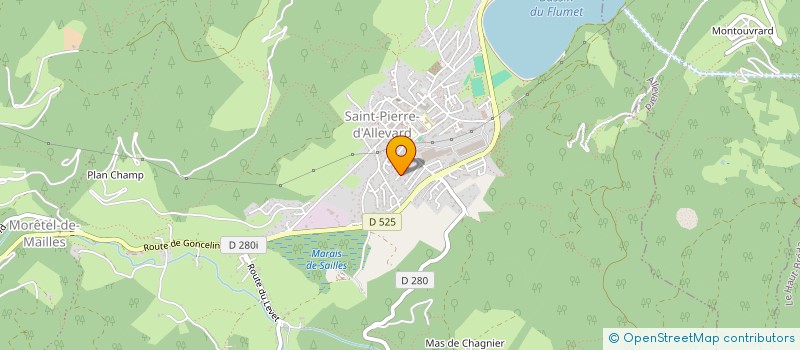 localisation de l'entreprise 848 178 042   CRETS EN BELLEDONNE