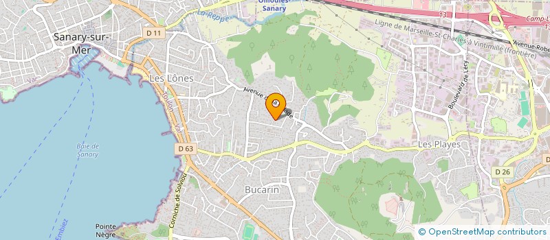 localisation de l'entreprise 848 184 305  à SIX-FOURS-LES-PLAGES