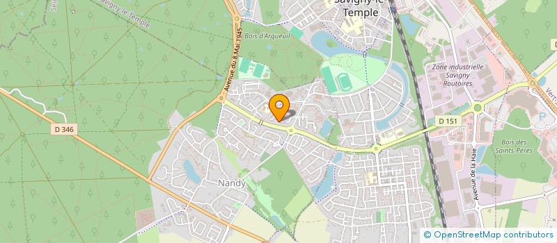 localisation de l'entreprise 848 191 425   NANDY